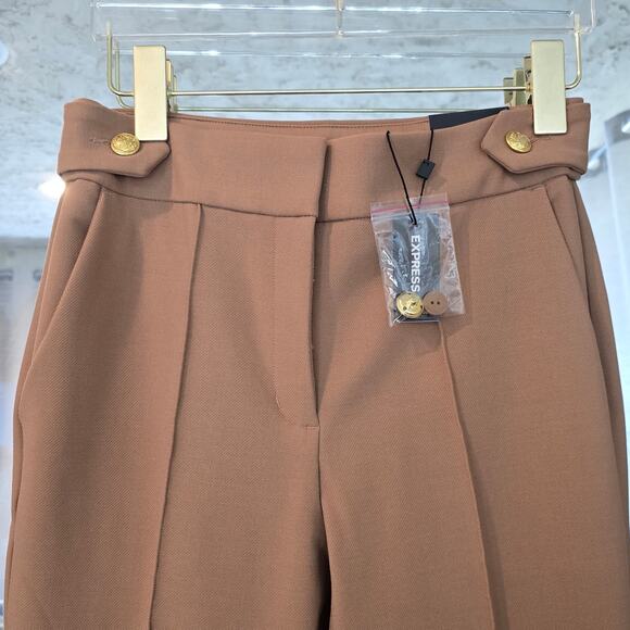 Express Carmel Fitted Dress Pants sz. 4 Petite - Picture 3 of 7